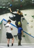 Angelina Jolie takes her twins Knox and Vivienne rock climbing in Los Angeles