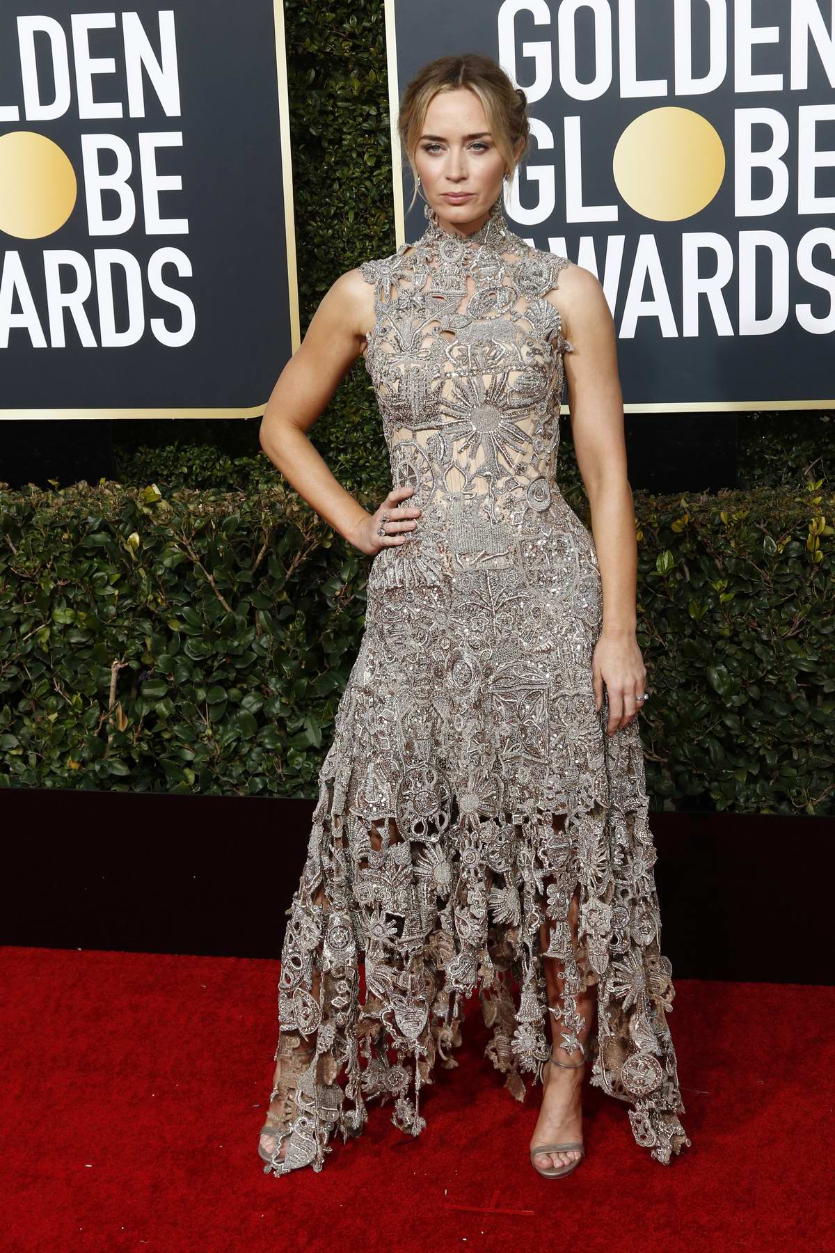 Emily Blunt attends the 76th Annual Golden Globe Awards held at The ...