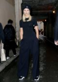 Karlie Kloss looks cool as she sports all black while out in Paris, France