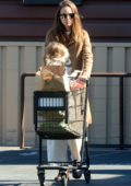 Natalie Portman and daughter leaving Lassen's Natural Foods in Los Angeles