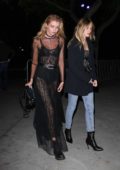 Stella Maxwell spotted at the Elton John Concert Live at the Staples Center in Los Angeles