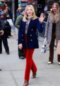 Chloe Grace Moretz arrives to promote her new movie 'Greta' at Good Morning America in New York City