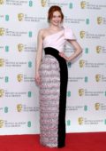 Eleanor Tomlinson attends the 72nd EE British Academy Film Awards (BAFTA 2019) at Royal Albert Hall in London, UK