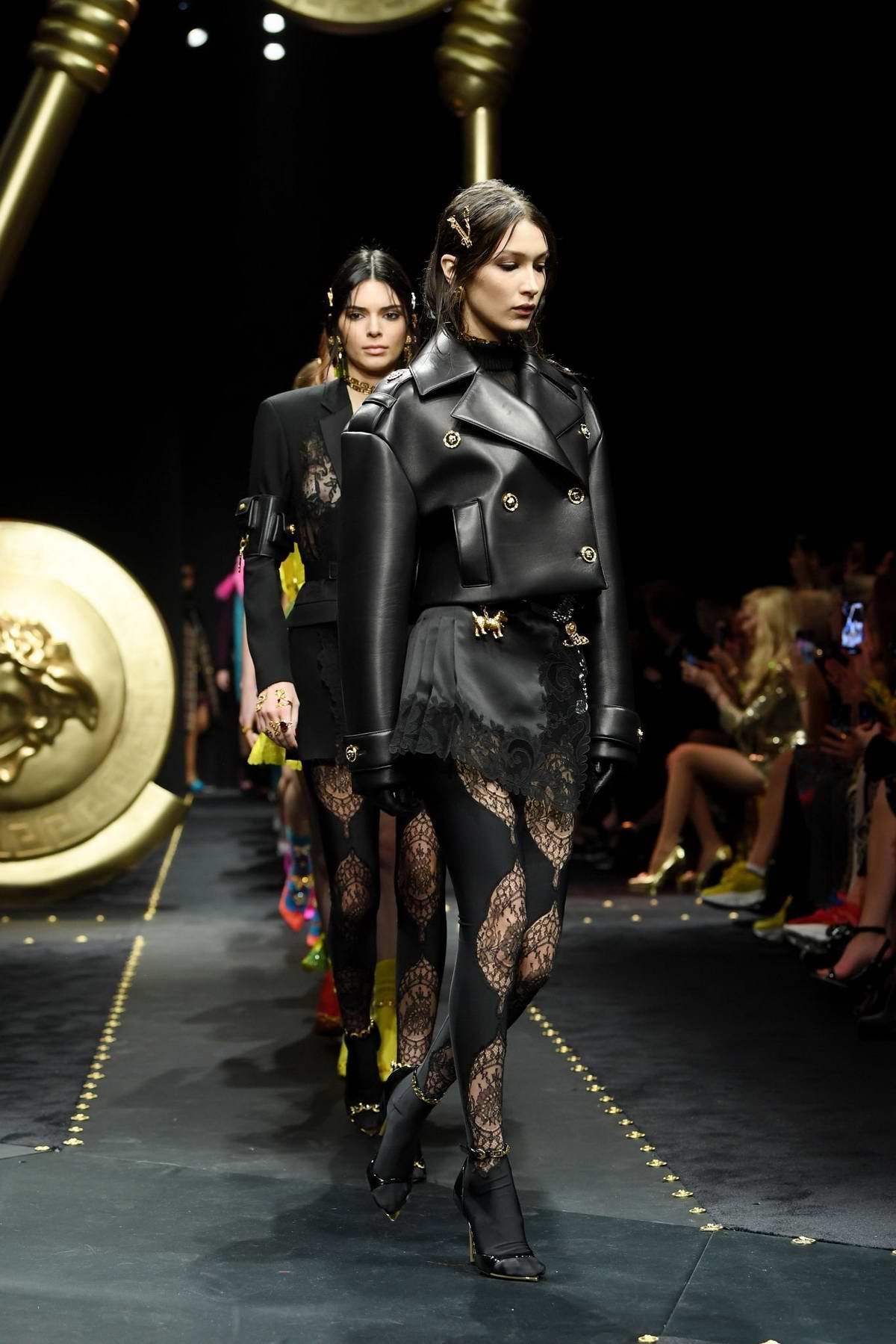 kendall jenner walks the runway at the versace show during milan fashion  week, spring-summer 2020 in milan, italy-200919_6