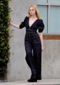 Elle Fanning seen while filming a music video for 'Teen Spirit' movie in Los Angeles