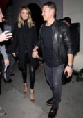 Stacy Keibler joins husband Jared Pobre for a dinner date at Craigs restaurant in West Hollywood, Los Angeles