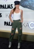 Jessica Szohr attends the KAOS Grand Opening at Palms Casino Resort in Las Vegas, Nevada