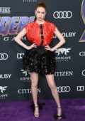 Karen Gillan attends the World Premiere of 'Avengers: Endgame' at the LA Convention Center in Los Angeles