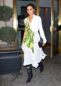 Olivia Culpo looks stunning as she leaves Off-White dinner at L'Avenue in New York City