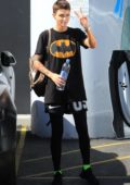 Ruby Rose spotted in a Batman t-shirt as she leaves the gym following an afternoon workout session in Los Angeles