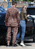 Amber Heard rolls up in style for a family lunch at Nobu in Malibu, California