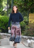 Ana de Armas spotted walking her dog in Los Angeles
