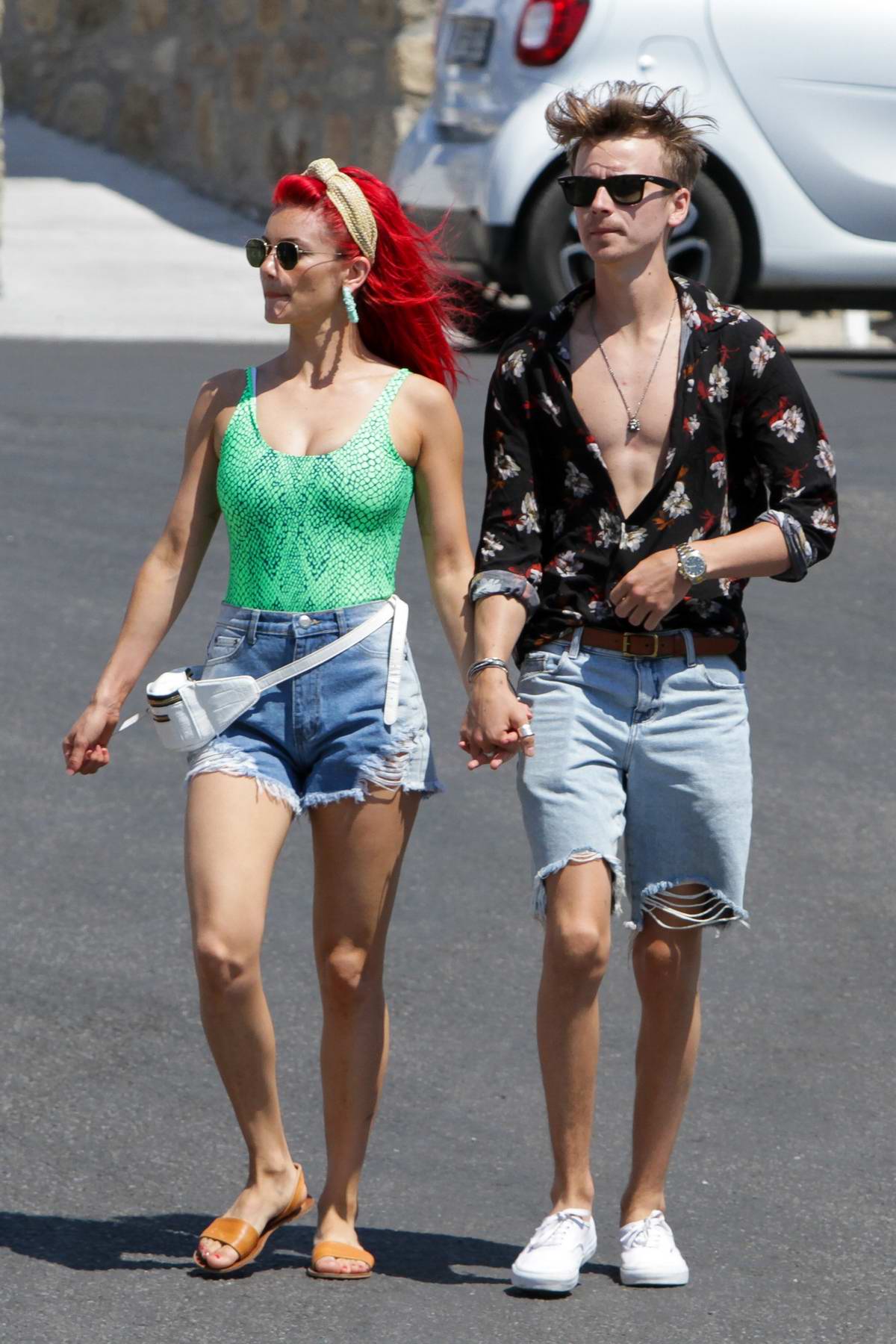 Dianne Buswell Enjoys The Sun In A Bikini While On Vacation With Joe Sugg In Mykonos Greece 