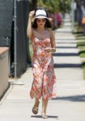 Jenna Dewan looks lovely in floral summer dress while taking her daughter to a playdate in Beverly Hills, Los Angeles