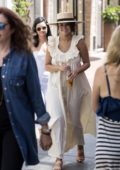 Selena Gomez enjoys a stroll in the sunshine with her friends in Capri, Italy