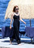 Zoey Deutch enjoys some downtime with her boyfriend at the beach in Ischia, Italy