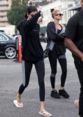 01/05/2023.Hailey Bieber & Kendall Jenner was seen arriving at her hot yoga  session in West Hollywood, California, January 05…