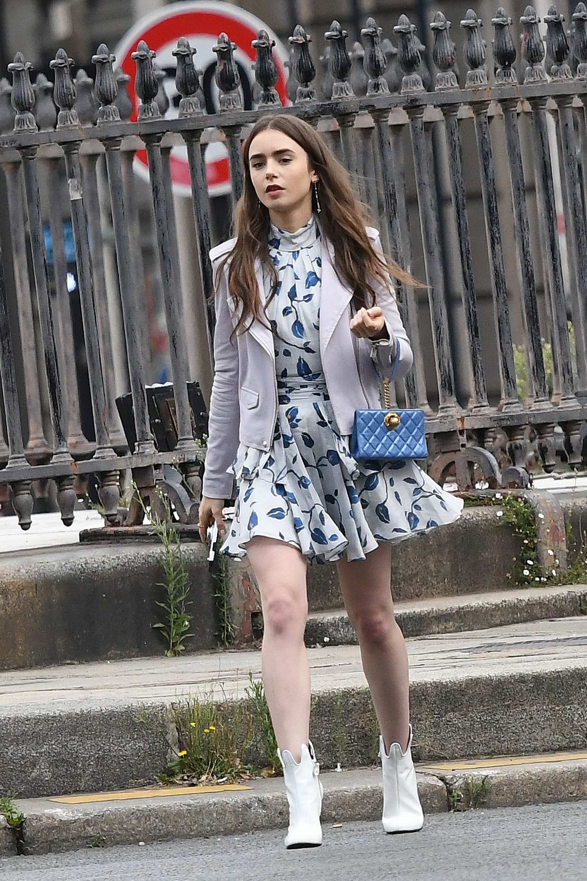 Lily Collins Spotted in Three Outfits for 'Emily in Paris' Season 2′s First  Day of Filming!, Ashley Park, Emily in Paris, Lily Collins