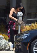 nikki bella shows off her fit physique in black athleisure ensemble while  visiting a salon in beverly hills, los angeles-210619_14