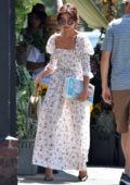 Sarah Hyland dons cute floral dress for a private event in Los Angeles