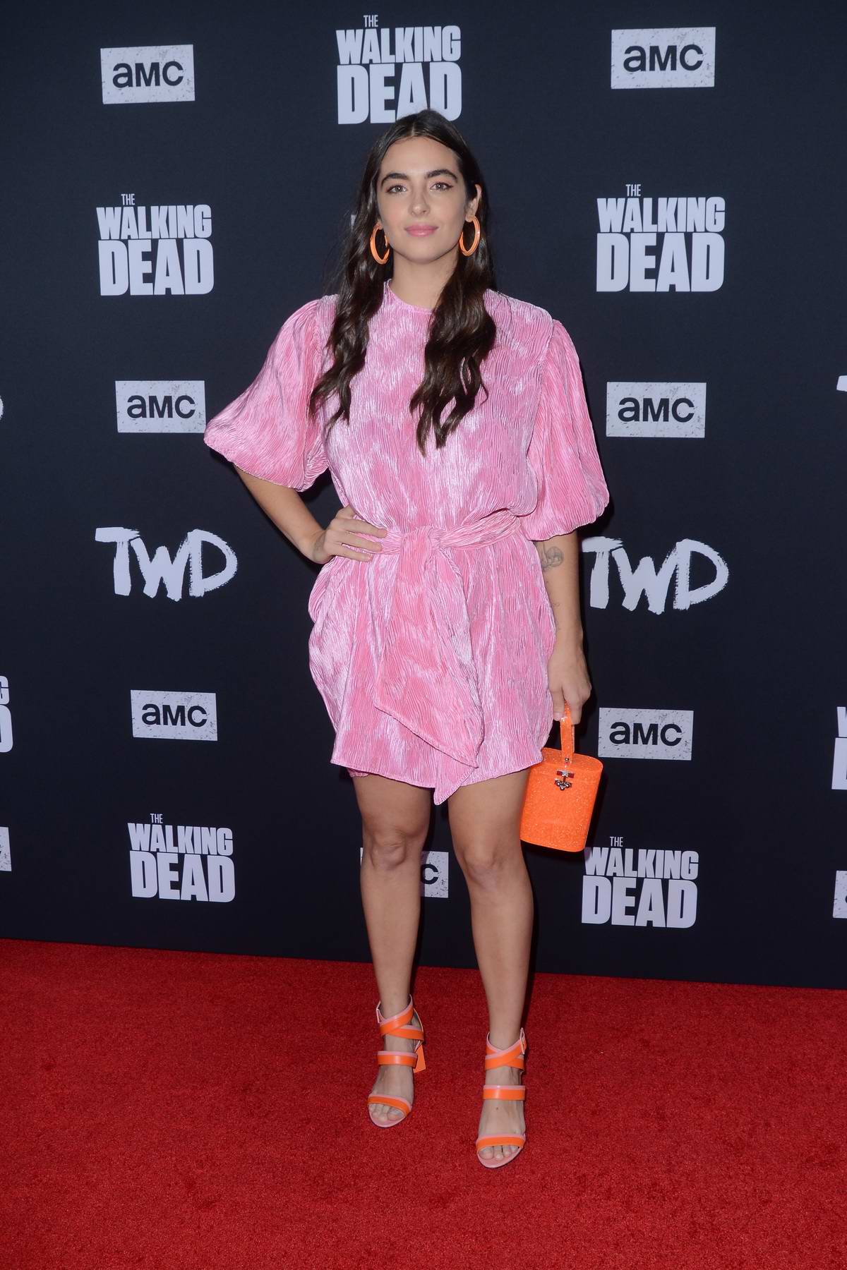 alanna masterson attends 'the walking dead' premiere and party at