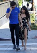 Camila Cabello and Shawn Mendes hold hands as they make a coffee run in West Hollywood, Los Angeles