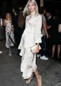 Devon Windsor attends the ELLE and IMG NYFW Kick-Off Party 2019 in New York City