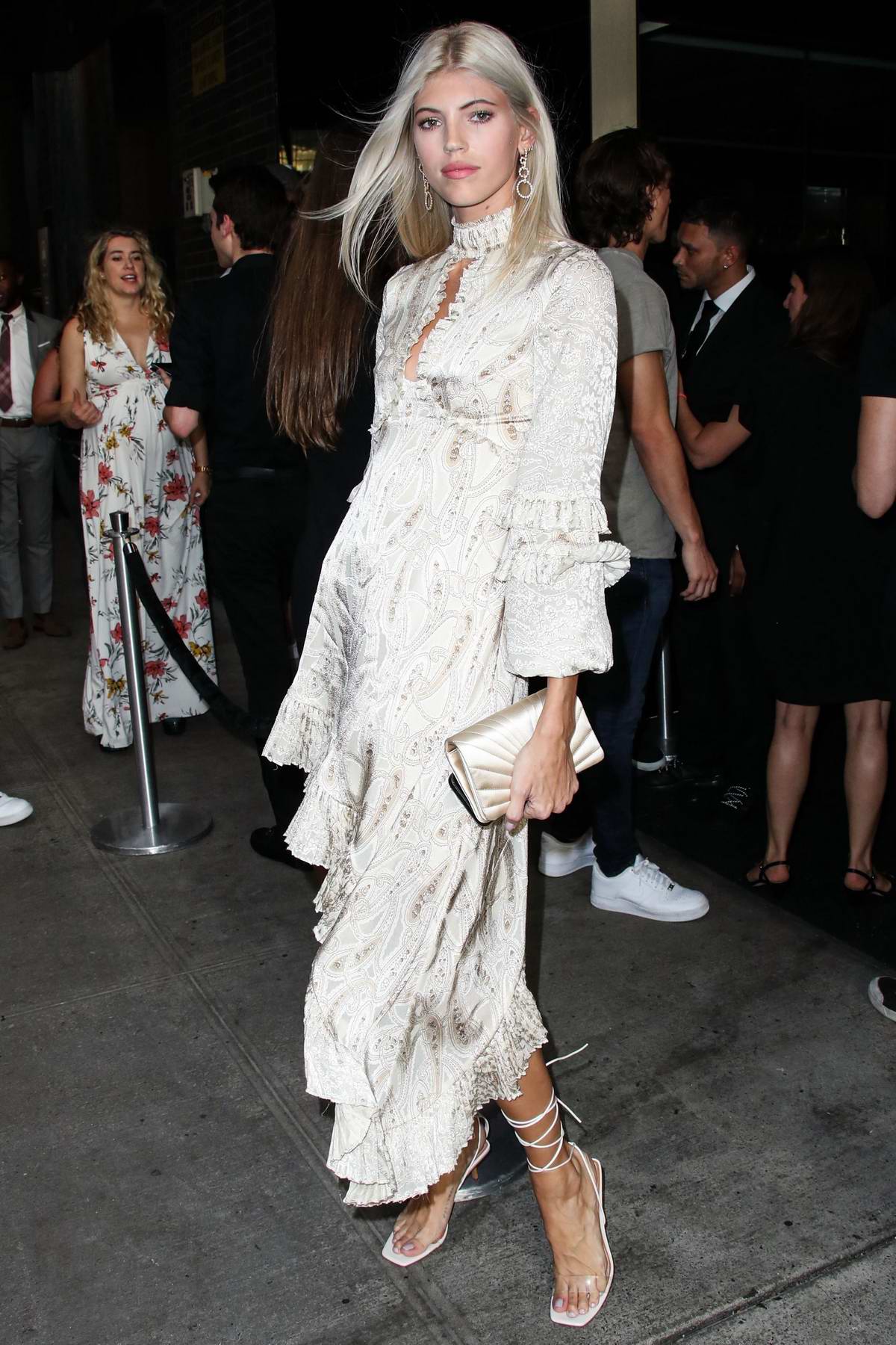 Devon Windsor attends the ELLE and IMG NYFW Kick-Off Party 2019 in New ...