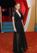 Jessica Chastain attends the European Premiere of 'IT Chapter Two' at The Vaults Waterloo in London, UK