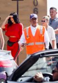 Kylie Jenner and Sofia Richie seen leaving after lunch at Nobu in Malibu, California