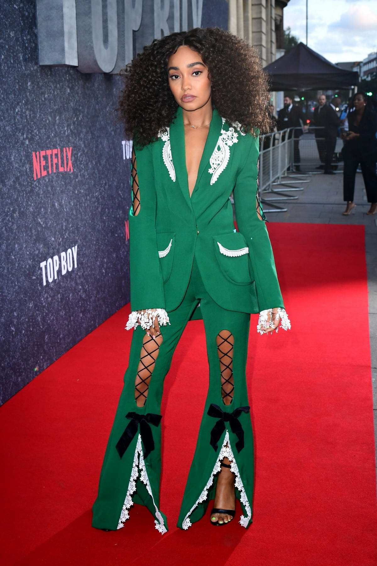 Leigh-Anne Pinnock attends the 'Top Boy' UK Premiere at Hackney Picturehouse in London, UK