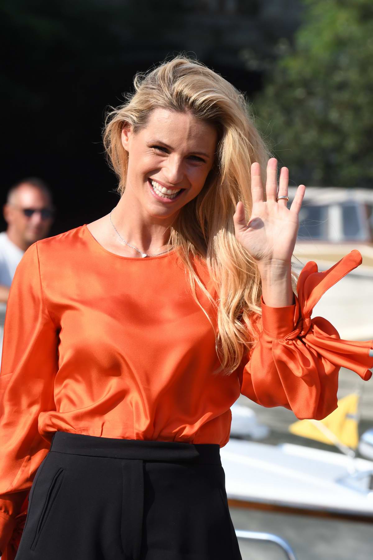 michelle hunziker is all smiles while out during the 76th venice film  festival in venice, italy-310819_7