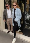 Gigi & Bella Hadid Visit the Chanel Store in Paris for Fittings