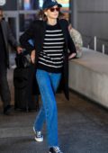 Kaia Gerber dressed casually as she touches down at LAX in Los Angeles