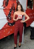 Lea Michele spotted during 'Christmas in the City' Album Promotion in Union Square, New York City