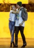 Miley Cyrus and Cody Simpson pack on the PDA during a date night in Studio City, Los Angeles