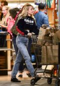 Miley Cyrus spotted as she stocks up on groceries at Whole Foods in Sherman Oaks, California