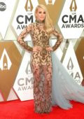 Carrie Underwood attends the 53rd annual CMA Awards at the Music City Center in Nashville, TN