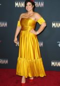 Gina Carano attends the Premiere of Disney+'s 'The Mandalorian' in Hollywood, California