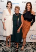 Kaia Gerber and Cindy Crawford attend Women's Guild Cedar's-Sinai Luncheon at Beverly Wilshire in Los Angeles