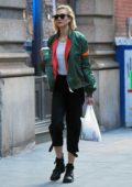 Karlie Kloss steps out for a food run at Dig Inn Restaurant in Soho, New York City