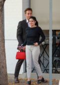 Ariel Winter is all smiles as she leaves after lunch with a friend at Joan's On Third in Los Angeles