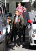 Hilary Duff and Matthew Koma step out for an iced coffee at Alfred Coffee in Studio City, California