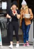 Hilary Duff hits the gym before picking up lunch to go from Sweetgreen in Studio City, California