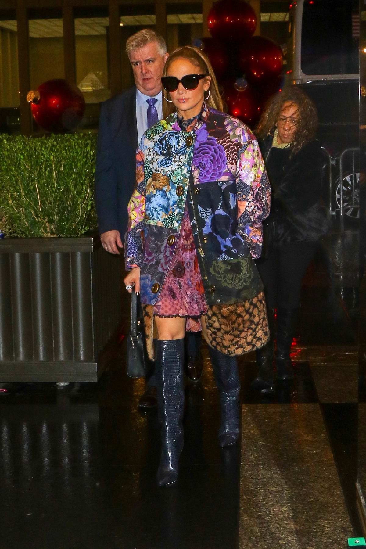 Jennifer Lopez arrives for an appearance at 'The Tonight Show Starring ...