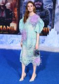 Karen Gillan attends the Premiere of 'Jumanji: The Next Level' at TCL Chinese Theatre in Hollywood, California