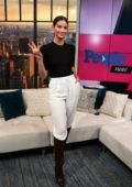 Lily Aldridge visits 'People Now' in New York City