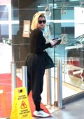 Khloe Kardashian dresses in all-black as she visits a doctor's office in West Hollywood, California