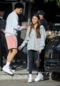 Madison Beer reunites with ex-boyfriend Jack Gilinsky for lunch with friends at Toast in Los Angeles