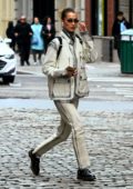 Bella Hadid doubles down on acid wash denim while out in New York City